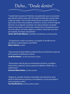 Desde dentro. Contraportada.